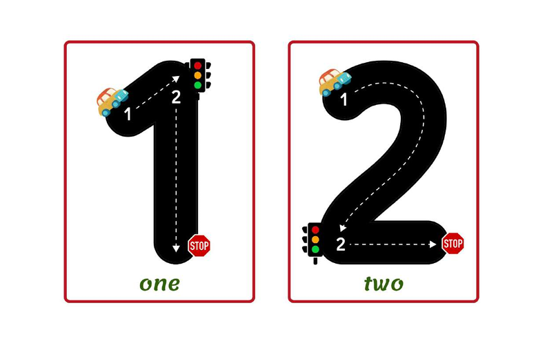 number tracing flashcards number tracing flashcards